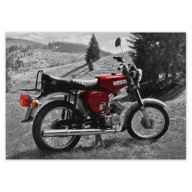 Samolepky A5 LEVEL Red Simson S51 E