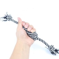 Trhačka pre psa Bavlnené lano na šnúrku pre mačky 30cm