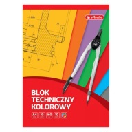 Technická podložka A4, 10 listov, farebný Herlitz