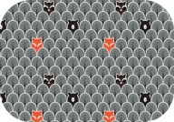 Flanelová plienka 40x80 Grey Forest