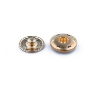 Prišitá patentka 19MM ZLATÁ 2ks 703