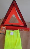 SET ŽLTÁ VESTA + TROJUHOLNÍK + MINI POISTKY