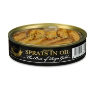 Książęce šproty údené v oleji Riga Gold 160 g