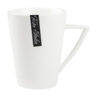hrnček s rúčkou, BIELY 350ML PORCELÁN FESTA ITALIA NA KÁvu A ČAJ