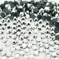 Thermo Crystals sklenené kamienky strieborné 4mm 1000ks