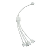 RGBW SPLITTER, rozdeľovač 1/4 LED pásikov, konektor