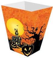 Haunted House Halloweenske krabičky na popcorn 6 kusov HAL-054