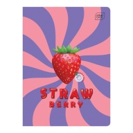 STRAWBERRY A5 štvorčekový zošit vôní, 32 listov