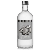 narodeninové etikety na ALCOHOL vodka 40. narodeniny