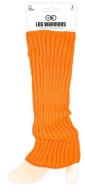 NÁHRIEVAČKY NA NOHY ORANŽOVÉ DISCO GAITÁŽE 80. roky 35 cm 2ks