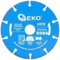 ŠTÍT PRE DREVO PLASTOVÉ PANELY GKY DOSKY 125 MM KARBIDOVÝ KRYT