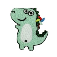 TERMO nažehľovačka Dragon Dinosaurus zelená