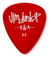 Gitarové trsátko Dunlop 486 GELS HEAVY červené