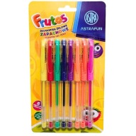 Astra Frutos Voňavé gélové perá Sada pier 8 farieb