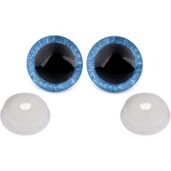 Bezpečné OČI GLITTER modré OČI 20 mm