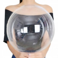 Krištáľová GUĽA priehľadná BALÓN 45cm Fólia