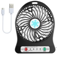 Mini ventilátor domáci stolný ventilátor USB 14 cm stojaci