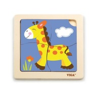Viga 51319 Puzzle na podložke - Žirafa