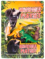 Súprava figúrok dinosaurov DinoWorld Hracia súprava 6 balíčkov