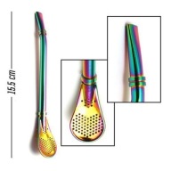 Bombilla Mercedes La mulata Multicolor Yerba Mate