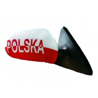 Kryty zrkadiel do auta POLISH FLAG 2 ks