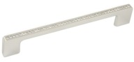 Nábytková úchytka s chrómovými kryštálmi, rozteč 192 mm - UKS021 AMIX