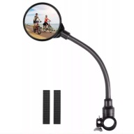 ZRKADLO NA BICYKEL VEĽKÉ 3D NASTAVITEĽNÉ ŠIROKÉ ZOBRAZENIE UHLU PRE SKÚTER