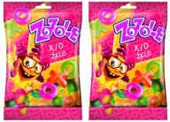 2 X 75G ZOZOL X/O GEL Tic-Tac-Toe ovocné ŽELÉ