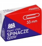 Spony na papier okrúhle 33 mm 100 ks