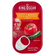 Filety z makrely s čili omáčkou King Oscar 110g
