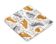 PLIENKA LEOPARD MUSLÍN 70 X 80
