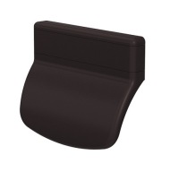 Kľučka TMAVOHNEDÁ MATNÁ, HNEDÁ kľučka balkónových dverí na balkón