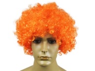 AFRO KLAUN ORANŽOVÁ Parochňa, ORANŽOVÉ VLASY