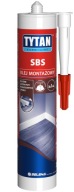 Profesionálne montážne lepidlo SBS Tytan 280 ml silné gumené kovové sklo