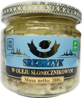 STRIEBRO V slnečnicovom oleji 280 G PETROPAT