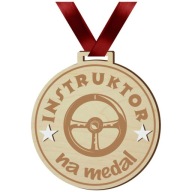 Medailový prívesok INŠTRUKTOR VOZIDLA za medailu PÁSKA