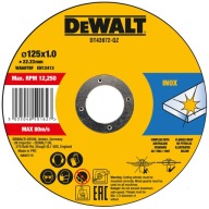 INOX oceľový kovový kotúč 125x1mm DeWALT DT43972