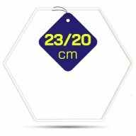 BIELY ŠESTIHRANNÝ prsteň na lapač snov, 23 cm x 20 cm, kruh z kovového drôtu
