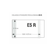Biurfol E5 R nastaviteľný poťah 277mm x 393-437mm