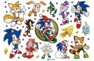 Umývateľné tetovanie pre deti SONIC CG313