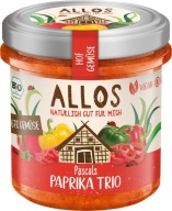 RASTLINNÁ PASTA S TROCH DRUHMI PAPRÍK, BEZLEPKOVÁ BIO 135 g - ALLOS