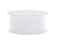 ŠIFÓNOVÁ stuha 38 mm BIELA ​​stuha 25 m