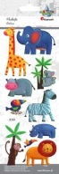 3D nálepky African animals v2 Titanum Craft-Fun Series
