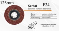 Lamelový kotúčový brúsny kotúč 125mm P24