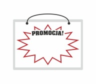 Laminovaný nápis PROMOTION s hviezdou - A5