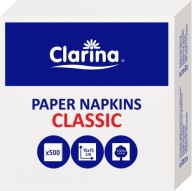 Clarina Cateringové obrúsky 500 ks (15x15 cm)