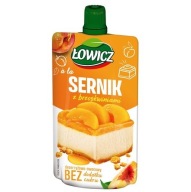 Łowicz Ryžovo-ovocný dezert a la cheesecake s broskyňami 100 g