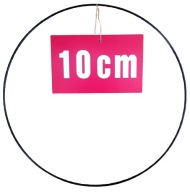 ČIERNY krúžok/ráfik pre lapače snov a makramé 10 cm