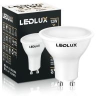 LED žiarovka GU10 12W = 95W SMD 6000K studená Premium LEDLUX nebliká