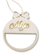 Macrame base bauble prívesok na záložku Meno